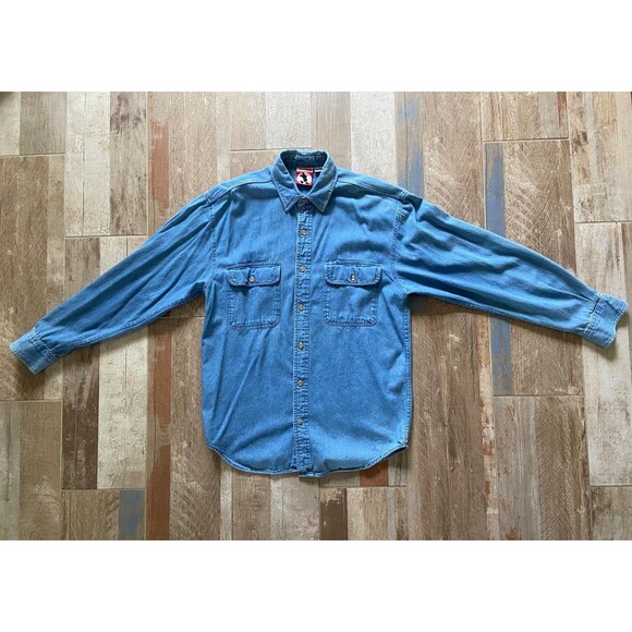 Vintage Disney Winnie the Pooh Embroidered Denim Shirt Size Small - Picture 4 of 8